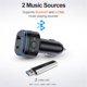 thumbnail image 5 of Bluetooth Car Mp3 Player 18W 12 / 24V Universal Qc3.0 Fast Car Charger Manos Libres Llamadas Reproduce Usb Flash Drive Adaptador De Audio Inalámbrico Para Automóvil Con Luz Colorida Monstrate VI007078-00, 5 of 7