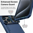 thumbnail image 6 of for iPhone 16 Pro Max Case Wallet, Built-in Card Holder (4-5 Cards), Slide Lens Cover, Military Drop Protection, Rugged Heavy Duty Men Women Protective Phone Case for iPhone 16 Pro Max, Black, 6 of 7