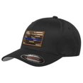 thumbnail image 1 of Thin Blue Line TBL-FLEX-CAMO-AF-BLACK-LG FlexFit Hat - Camo Thin Blue Line American Flag - Large & Extra Large, 1 of 1