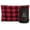 Red, variant on REDCAMP Small Camping Pillow Lightweight and Compressible, 1PC Flannel Travel Pillow with Removable Pillow Cover (Red and Black Plaid)