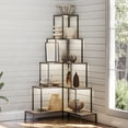 thumbnail image 2 of BELLEZE 5-Tier Corner Bookcase, 32.30 x 32.30 x 66.00 in, 2 of 7