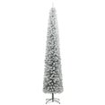 thumbnail image 4 of vidaXL Slim Christmas Tree 300 LEDs & Ball Set & Flocked Snow 300 cm, 4 of 5