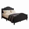 thumbnail image 5 of Home Design Hinton Queen Platform Bed Frame, Solid Wood Construction, Black, 5 of 9