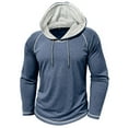 thumbnail image 4 of Chiccall Hoodies for Men Slim Fit Workout Sweatshirts Stretch Comfy Outdoor Running Athletic Casual Drawstring Hooded Shirts, 4 of 6