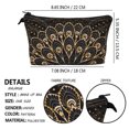 thumbnail image 2 of Pochette de Maquillage Multi-Usage Motif Mandala Pochette Cosmétique, 2 of 8