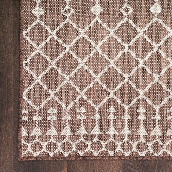 Pemberly Row Modern / Contemporary 8' x 10' Fabric Natural Area Rug