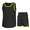 Black Lime Green, variant on Essenclo Boys Clothing Sets, Boys Athletic Shorts & Sleeveless Shirts, Crew Neck Kids Tank Top Clothes Size 3-16 (2 Pcs Set)