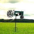 thumbnail image 4 of Garden Stake,Turning Wheels,Vintage ,Tractor Wind Spinner,Red, 4 of 6