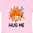 thumbnail image 4 of Inktastic Hug Me Cute Pufferfish with Bubbles Boys or Girls Baby Bodysuit, 4 of 5
