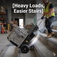 thumbnail image 5 of Heavy Duty 600lbs Electric Stair Climbing Cart, Powered Stair Climber Hand Truck Trolly for Construction, Large Load Capacity Motorized Stair Climbing Dolly with Lithium Battery, 5 of 8