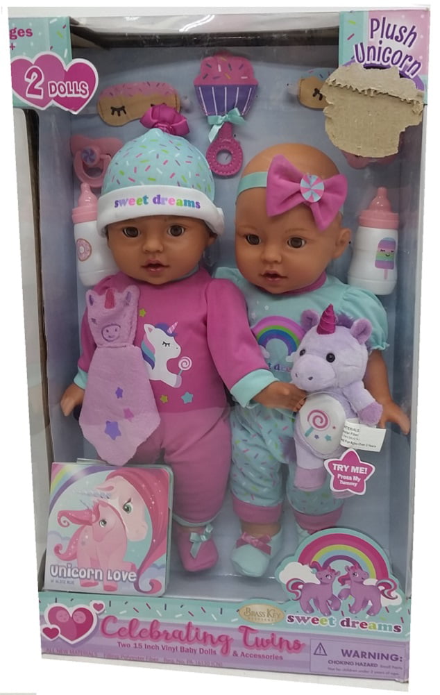 celebrating twins dolls