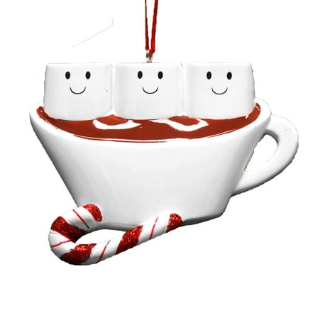 Hot Chocolate Family Of 3 Resin Ornament