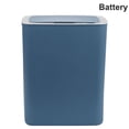 thumbnail image 1 of Bote de basura inteligente Sensor automático inteligente Cubo de basura Sala de estar Contenedor de desechos de cocina con tapa, batería, azul sidaley LF0137-02B, 1 of 7