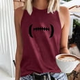 thumbnail image 1 of Boovnll Débardeurs pour Femmes, T-Shirt Sans Manches à Col Rond Imprimé Mode pour Femmes, Débardeur pour Femmes, 1 of 4
