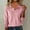 *Pink, variant on ClodeEU Women’s Turn Collar V Neck Sweaters,Long Sleeve Business Casual Knitted Pullover Tops Pink,Womens Plus XXL