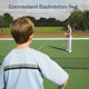thumbnail image 4 of Red de bádminton plegable, malla de entrenamiento de red de tenis y voleibol ajustable portátil para jardín, patio escolar, deportes al aire libre 6,1x0,76 m (verde), 4 of 4