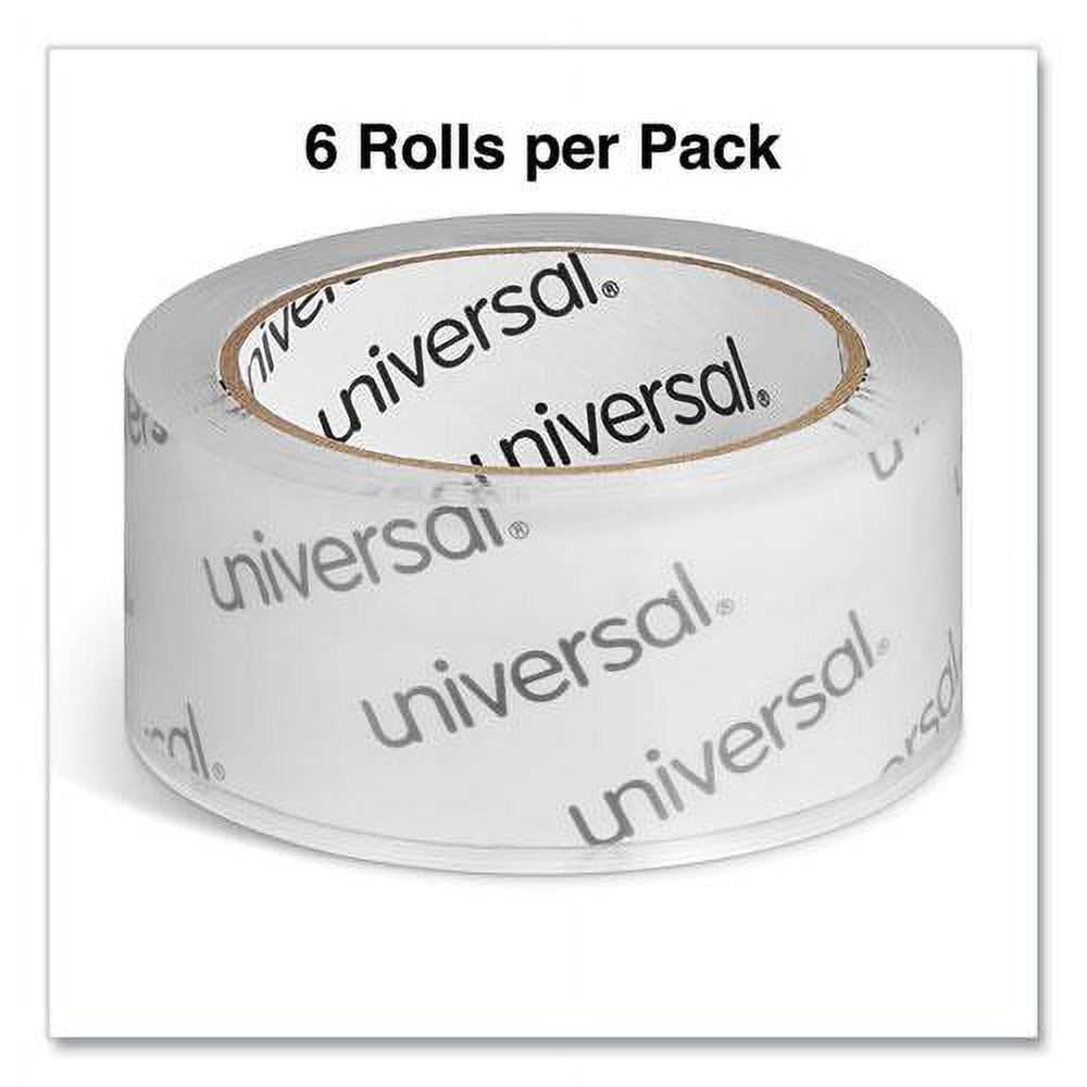 Universal Moving and Storage Packing Tape 3" 1.88" x 54.6 yd Clear 6/Pk UNV33102