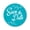 Turquoise Blue, variant on Darling Souvenir DIY 45 Pcs Dark Brown Leaf Vines Save The Date Stickers Round Envelope Seal-1.6 Inches
