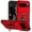 Red, variant on TYJKeJi Case with Kickstand Drop Resistant Shockproof Case For Google Pixel 10 Pro