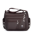 thumbnail image 4 of Bolso Bandolera de Nylon Impermeable con Un Solo Hombro Azul Oscuro, 4 of 5