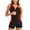 Red, variant on Naittoop Athletic One Piece Swimsuits for Women 2026 Front Zip Modest Boyleg Bathing Suit Sport Swimwear