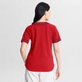 thumbnail image 2 of Women's Fanatics Red St. Louis Cardinals Diva Race Ahead Raglan V-Neck T-Shirt, 2 of 5