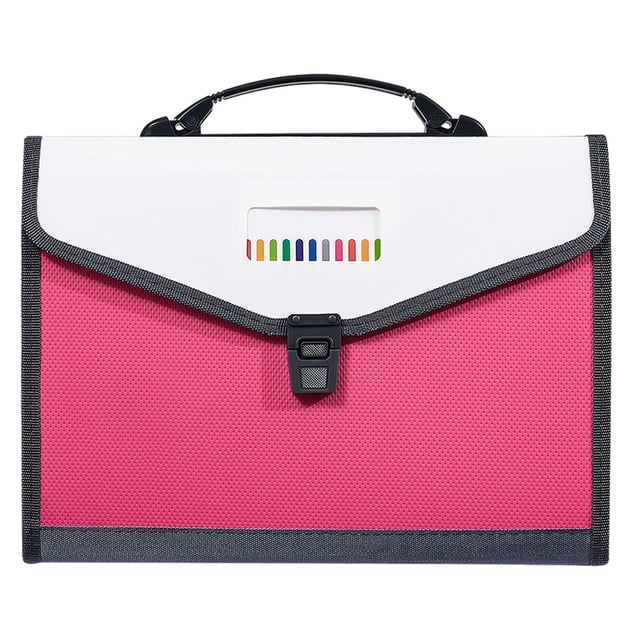 Desiderio 1 bolsa para órganos, bolsa de almacenamiento portátil para 13 órganos, colores brillantes, rosa