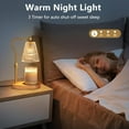 thumbnail image 5 of Miserwe candle warming lamp with timer dimmer, adjustable height, melting lamp - adjustable height glass lamp, suitable for new home bedrooms, fragrance jar for retro home decoration, gift for women, 5 of 10