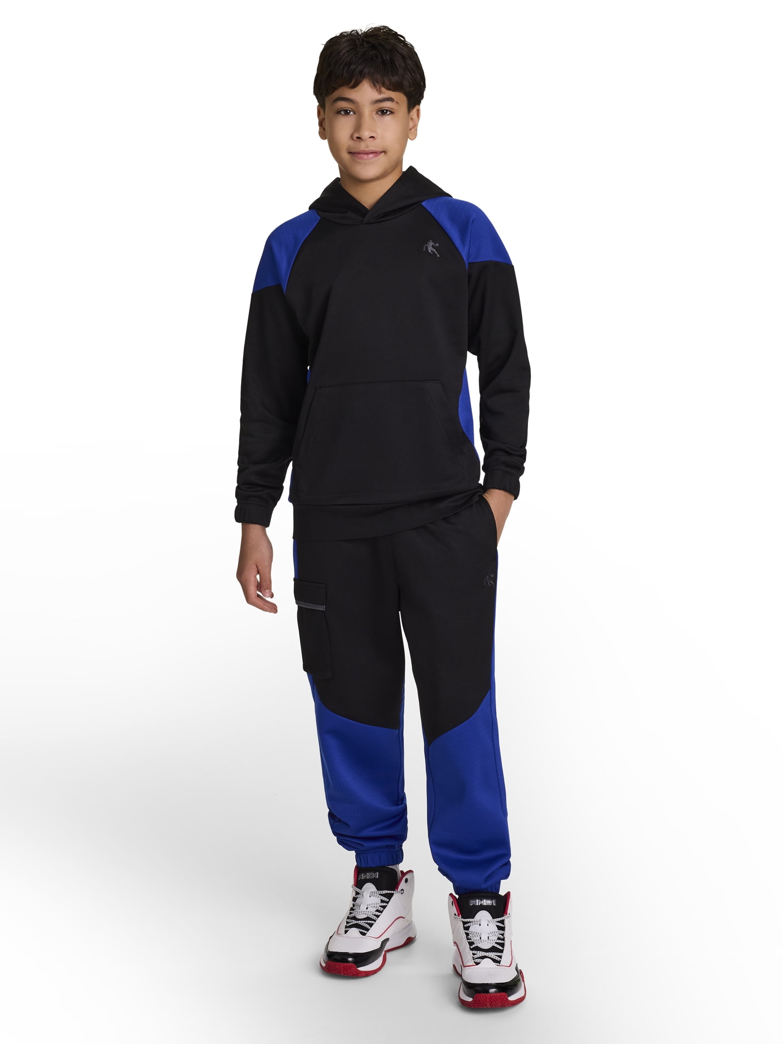 AND1 Boy's Athletic Back Court Jogger, Sizes 4-18