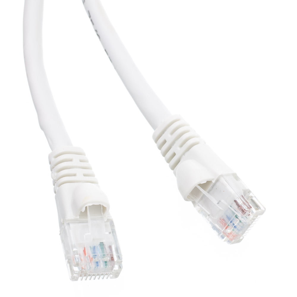 CNE480614 Ethernet Patch Cable 25 Feet White 3 Pack Cat6 Snagless/Molded Boot 