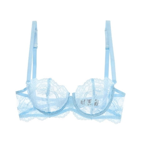 Journelle womens Anais Low Balconette Bra  34B  Blue