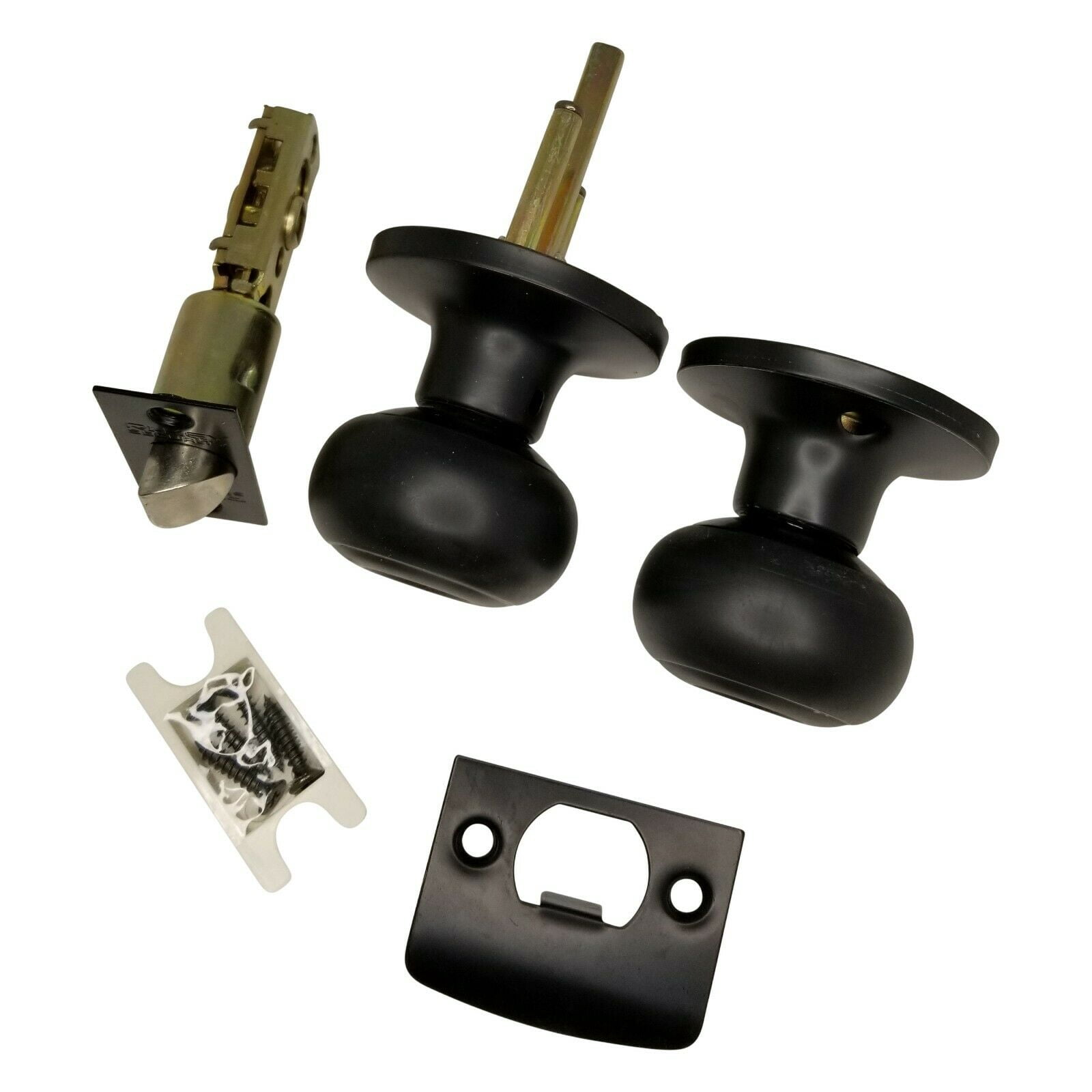 High Quality Door Knob Passage Lock Interior Bedroom Closet Oiled Rubbed Bronze