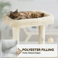 thumbnail image 6 of Alden Design 63″H Cat Tree Large Hammock Scratching Posts Cat Tower Indoor Cats Multilevel Plush Cat Tree, 6 of 9