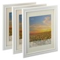 thumbnail image 2 of Studio Decor 3 Sheets (12 total) 8" x 10" White Frame with Mat - Includes Pre-attached Hanging Hardware, Horizontal or Vertical Display - Bulk 4 Pack, 2 of 7