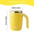 thumbnail image 3 of Self Stirring Mug - Automatic Magnetic Electric Coffee Mug, Rotating Cute Mixing Cup Tasse, To Stir Office/Kitchen/Travel/Home Coffee/Tea/Hot Chocolate/Milk-450 ml/15.2 oz(Pink), 3 of 9