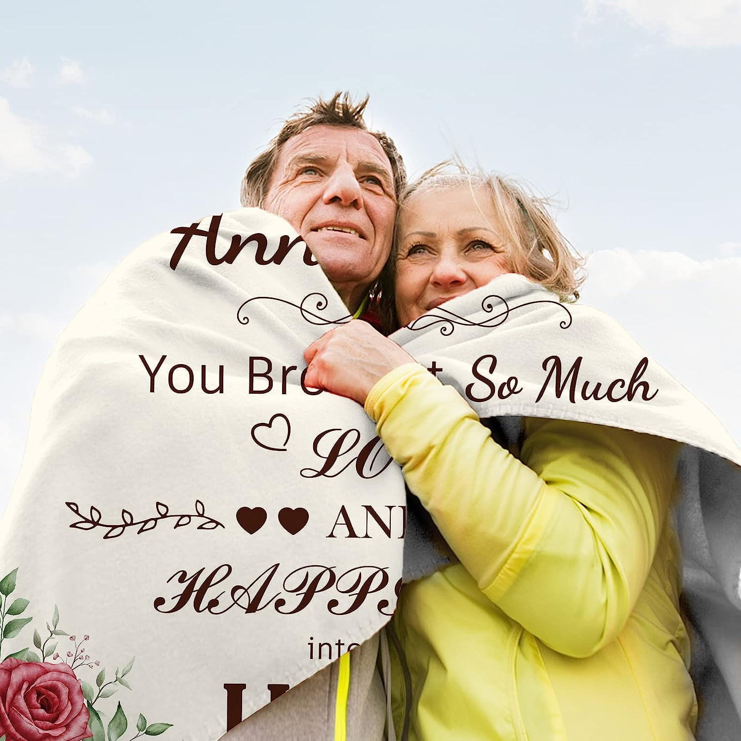 LHSHID 25th Anniversary Blanket Gifts Gift for 25th Wedding