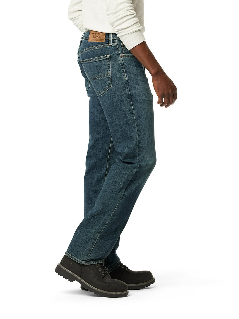Levi Strauss Signature Men's Big and Tall Relaxed Fit Jeans