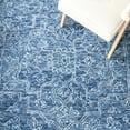 thumbnail image 6 of SAFAVIEH Metro Ognena Medallion Area Rug, Blue, 6' x 6' Square, 6 of 8