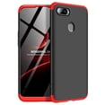 thumbnail image 1 of Pour OPPO F9/F9 Pro 3 en 1 Antidérapant Antichoc Protection Complète Case Rouge Noir Rouge, 1 of 5