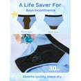 thumbnail image 5 of TIICHOO Washable Incontinence Underwear for Children Leakproof Underwear for Boys 7 Pack (Medium, Black/Gray/Blue/2 Orange/2 Neon Green)​, 5 of 8