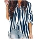 thumbnail image 1 of Blusas de gasa con cuello en V para mujer, blusas sueltas informales de verano de manga corta con alas de murciélago Fridja  zx3226, 1 of 8