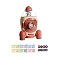 thumbnail image 2 of Siruishop Petite Machine à ATM avec Projection Développement Précoce Électronique pour Cadeau Enfants Rose, 2 of 8