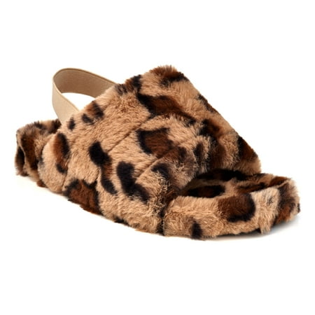 

Women s Slide Sandals Comfort Fur Sandal Open Toe Sandal for Women Slip On Flat Sandals for Women