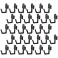thumbnail image 3 of Miangastore 30pcs DIY Pegboard Hooks J Shape Pegboard Hook Peg Board Tool Organizer, 3 of 8