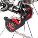 thumbnail image 4 of MUQZI MTB bicicleta de carretera desviador trasero rueda de guía de polea de cerámica (rojo 13T) Likrtyny paseo en bicicleta, 4 of 8