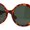 Vert Tortue, variante sur Lunettes de Soleil Minimalistes pour Femmes Wizard Rondes Rondes Lentille Mod en Plastique Blanc Noir