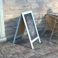thumbnail image 3 of Emma + Oliver Magnetic Two-Sided A-Frame Folding Chalkboard, 3 of 11