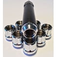 thumbnail image 2 of Pc Accessories 20 Pcs M12 X 1.25 12x1.25 Acorn Seat Lug Bolts 19mm Hex 28mm Thread Length Chrome Finish Chrysler 200 | 2016 Jeep Cherokee | 2017 Jeep Compass Wheel Nuts 2 of 12