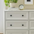 thumbnail image 5 of Classic 6-Drawer Oakland Wood Dresser - White, 5 of 12