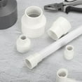 thumbnail image 4 of 2Pcs Reducer Pipe Fitting, 32x20mm Pipe Coupling Adapter Connector, White, 4 of 7